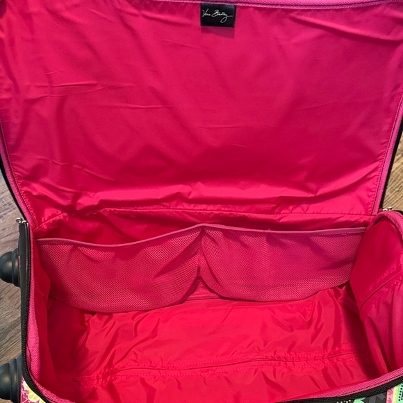 Vera Bradley Black and Multicolor Floral Travel Bag - Picture 6 of 6